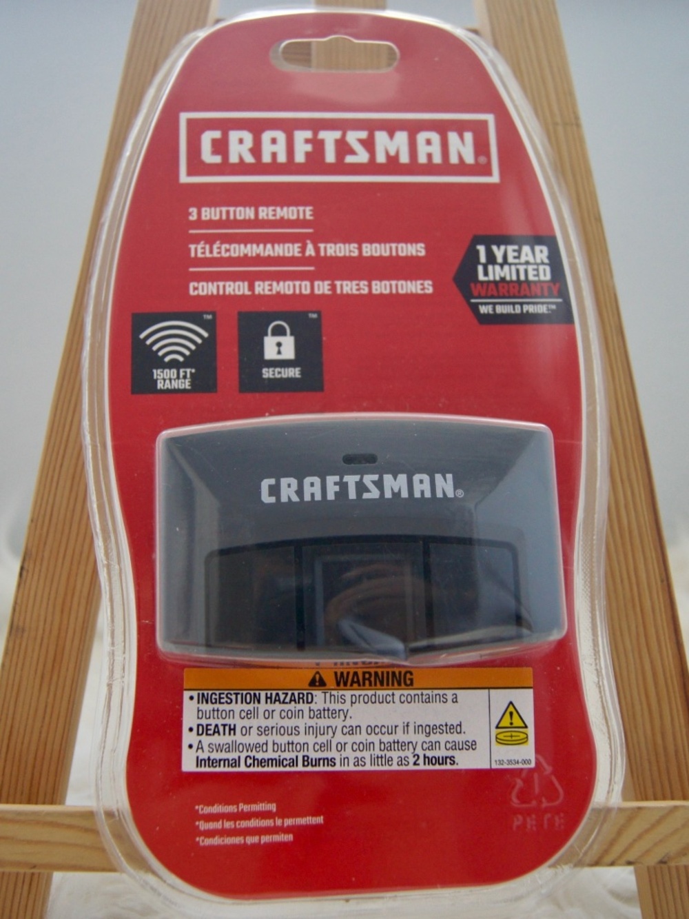 Craftsman 3-Button Remote Garage Door Opener NEW CMXZDCG453